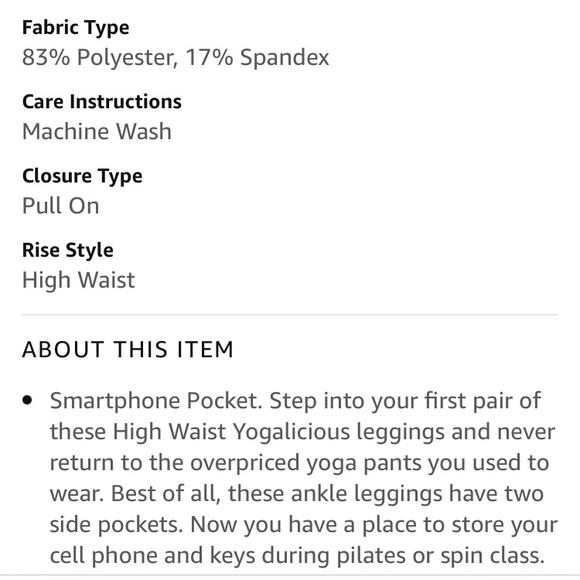 Yogalicious Lux Leggings - Picture 5 of 5